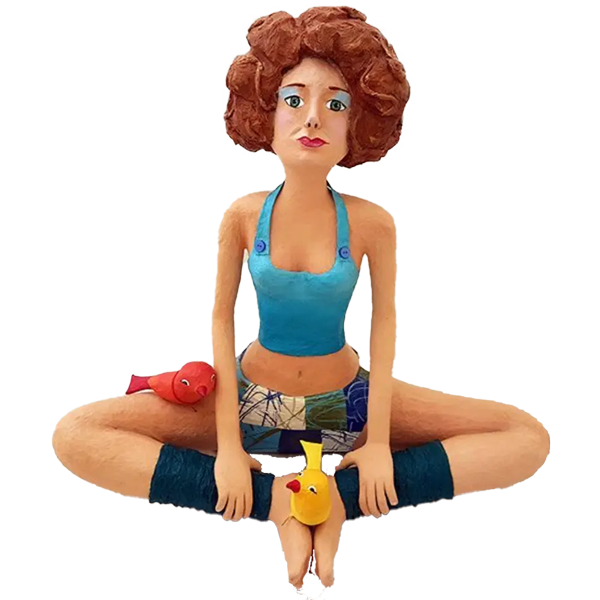 נערה-עם-ציפורים
